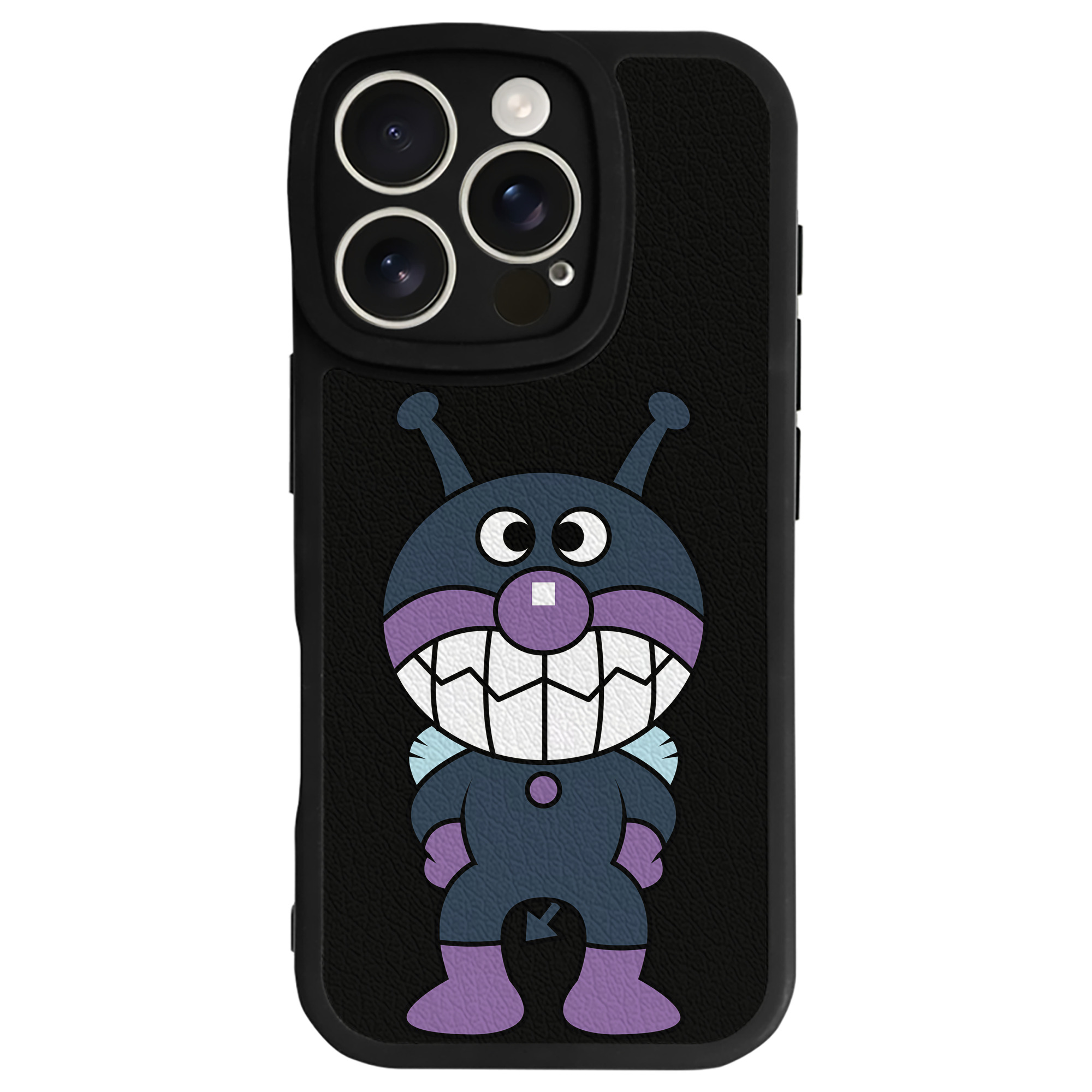 （画像用） アンパンマン Anpanman 【iPhone 16シリーズ対応】シリコンスマホケース（レザー調） 材質：シリコン